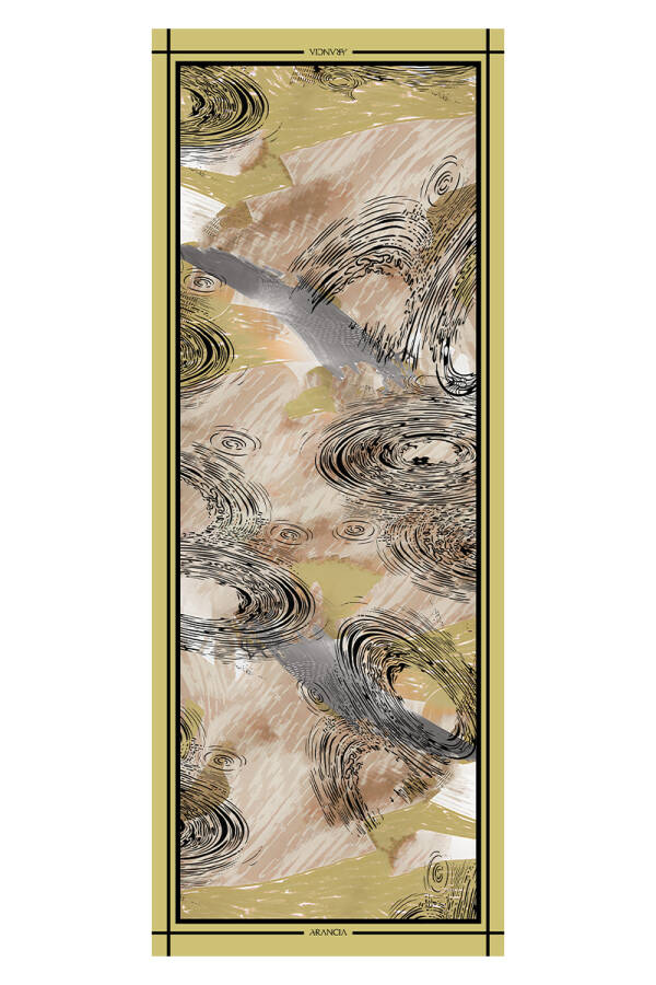 Yağ Yeşili 70X200 Modal Şal - 1