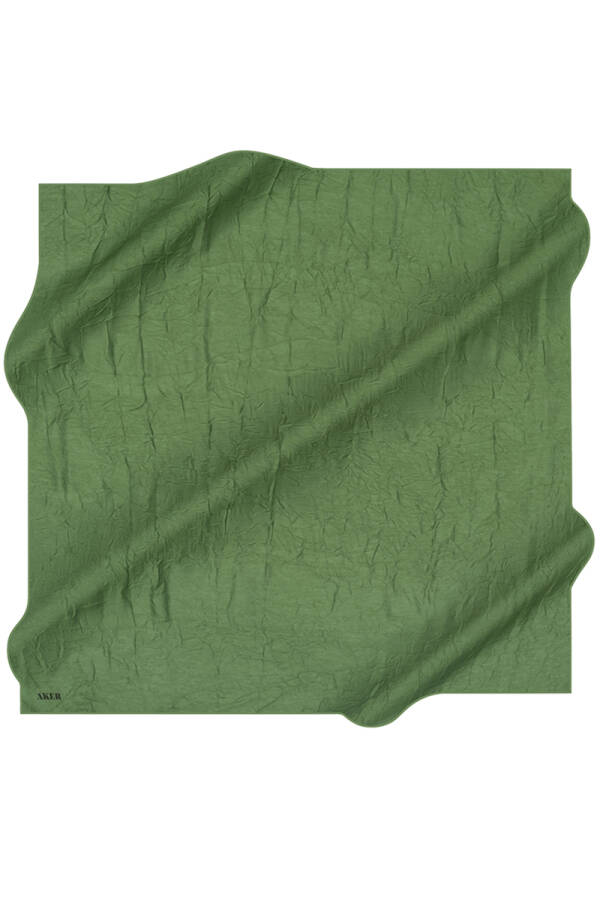 Yeşil 100X100 Kraş Eşarp - 1