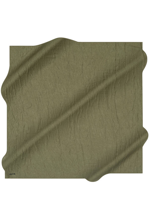Yeşil 100X100 Kraş Eşarp - 1