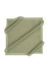 Yeşil 100X100 Elegance Monogram Eşarp 