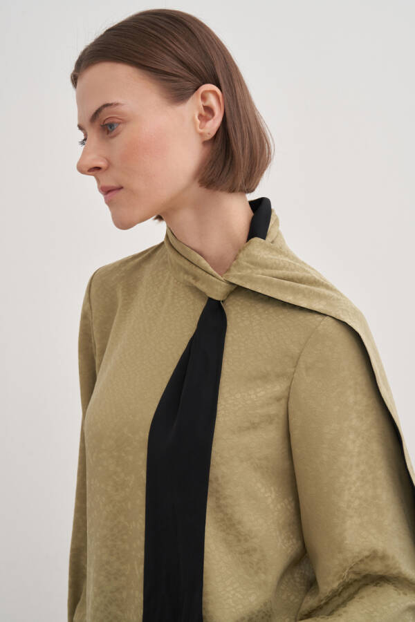 Yeşil Dilk Yaka Tunik - 3