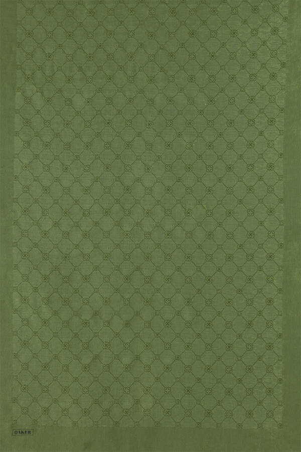 Yeşil 70X190 CM Koza Şal - 1