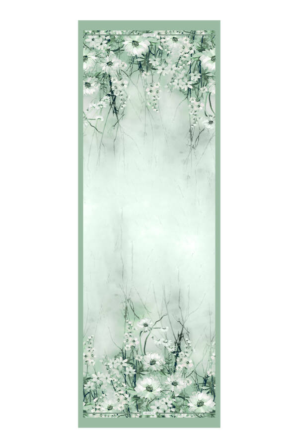 Yeşil 70X200 Pure Touch Şal - 1