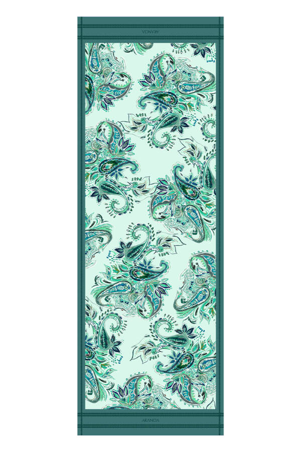 Yeşil 70X200 Pure Touch Şal - 1