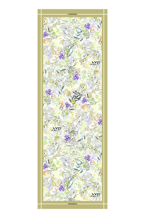 Yeşil 70X200 Pure Touch Şal - Arancia