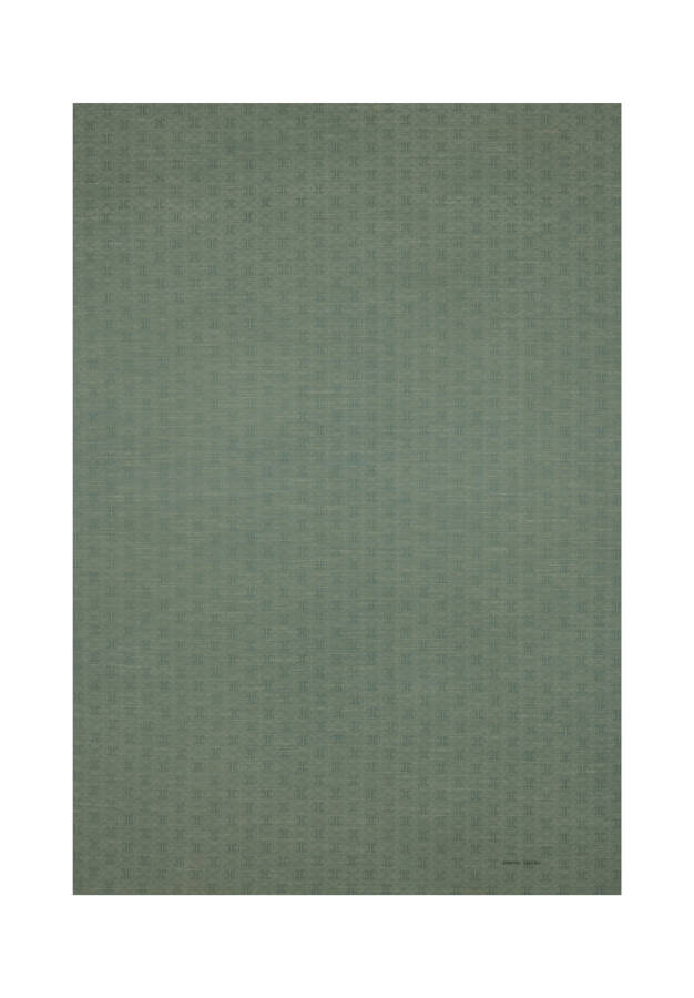 Yeşil 75X190 CM K.Pierre Cardin Logolu İpek Koton Jakar Etol - 1