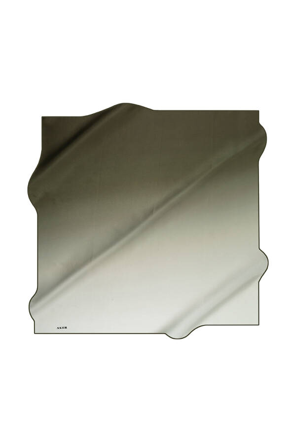 Fırça Desenli 90X90 Aker İpek Krep Saten Eşarp - 1