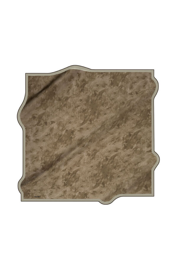 Haki 90X90 İpek Twill Eşarp - Aker