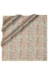 Yeşil 90X90 İpek Twill Eşarp 