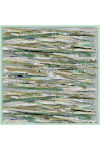 Yeşil 90X90 İpek Twill Eşarp 