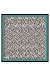 Yeşil 90X90 İpek Twill Eşarp - 3