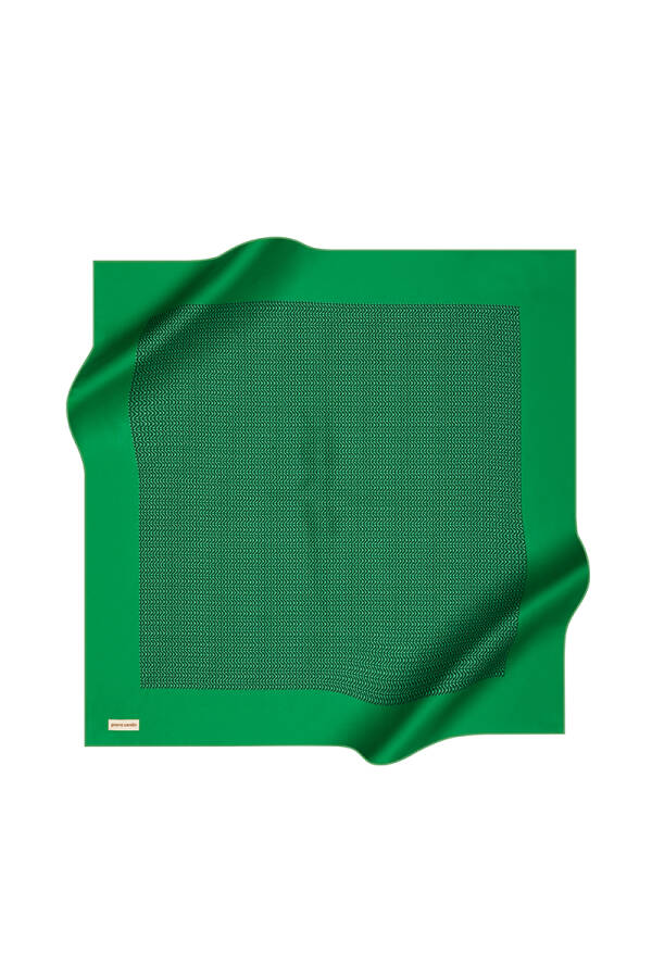 Geometrik Desenli 90X90 Pierre Cardin Tivil Eşarp - 1