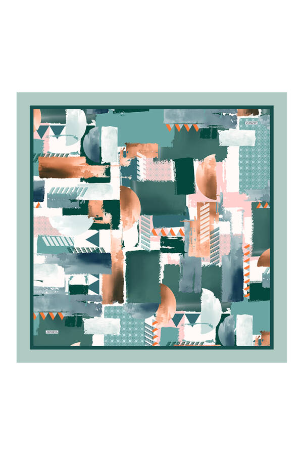 Yeşil 90X90 Pure Touch Eşarp - ARANCIA