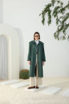 Yeşil Apolet Detaylı Trençkot - 5