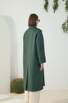 Yeşil Apolet Detaylı Trençkot - 7