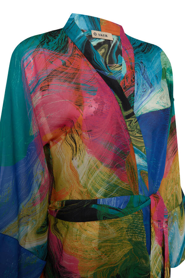 Yeşil Belden Kuşaklı Pareo - 2