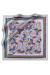 Çiçek Desenli Polyester Twill Eşarp 
