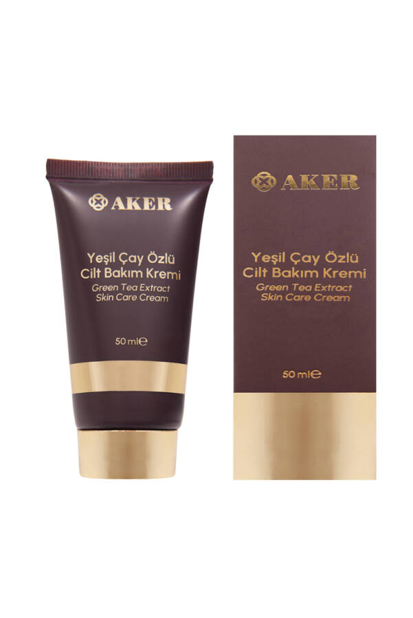 YEŞİL ÇAYI ÖZLÜ CİLT BAKIM KREMİ 50 ML - Aker