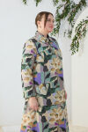 Yeşil Desenli Poplin Tunik - 4