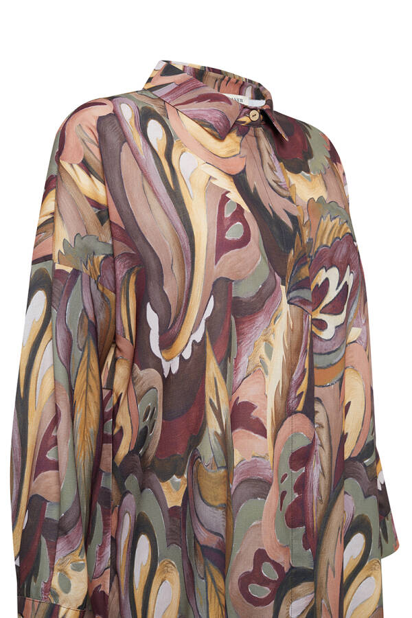 Yeşil Desenli Tunik - 2