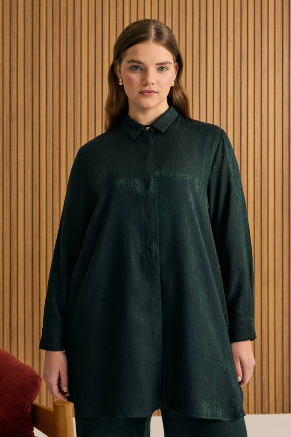 Yeşil Dokulu Kumaş Viscon Takım - Aker (1)