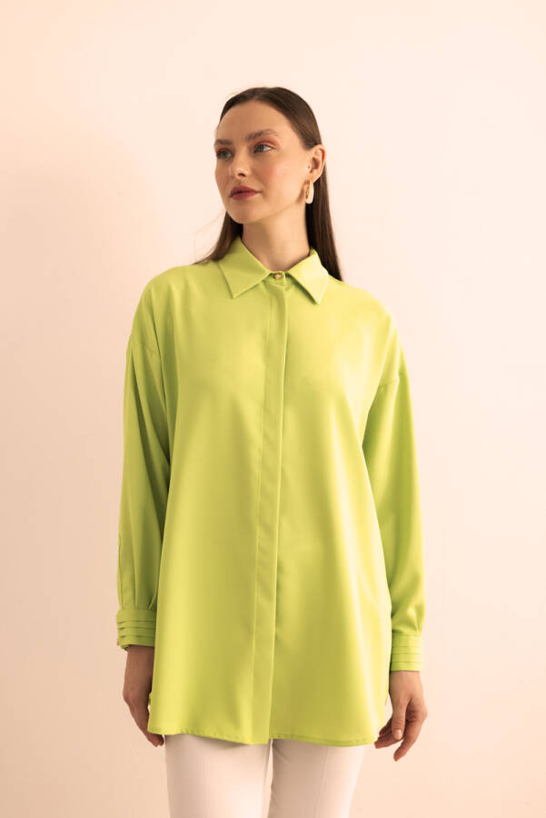 Yeşil Dokuma Tunik - 5