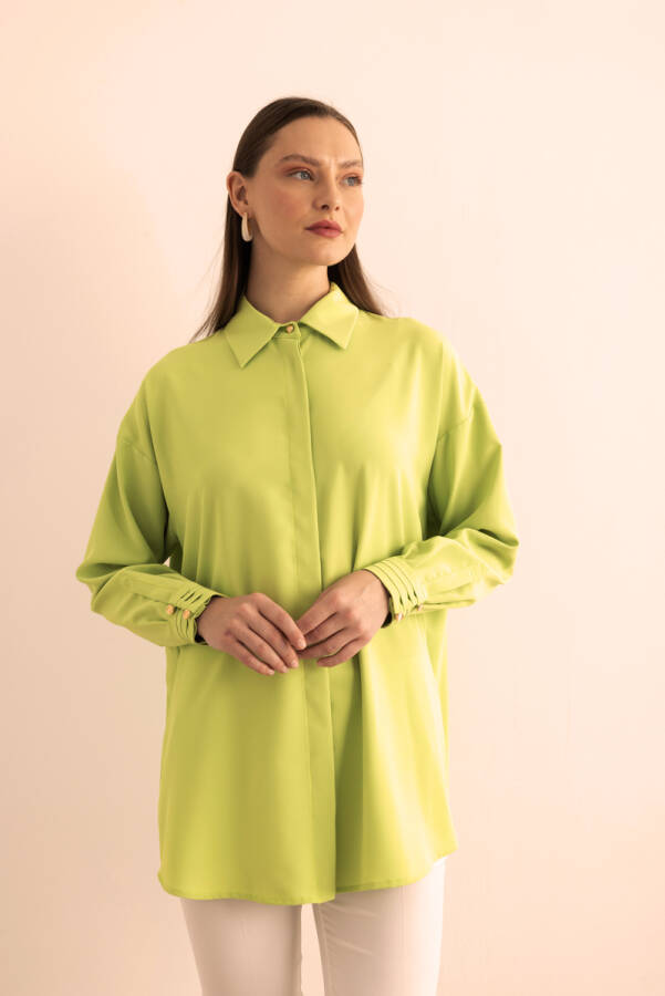 Yeşil Dokuma Tunik - 2