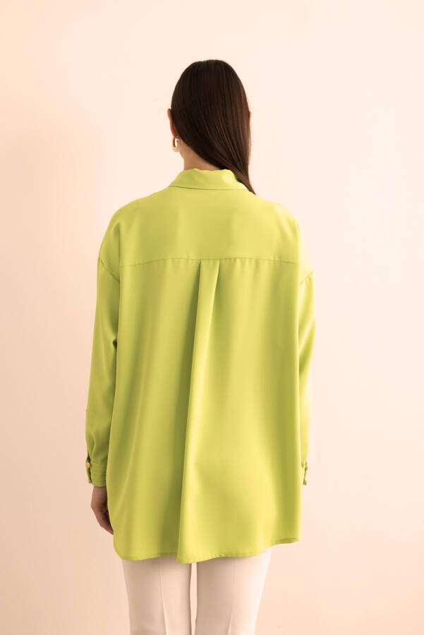 Yeşil Dokuma Tunik - 7