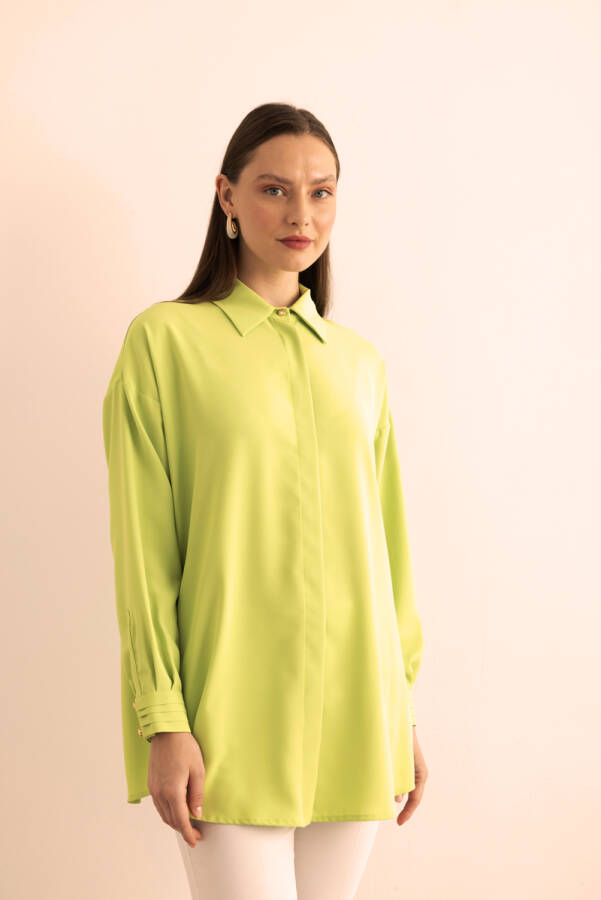 Yeşil Dokuma Tunik - 4