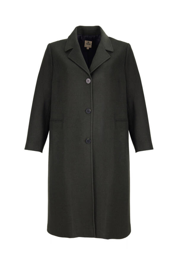 Yeşil Düğmeli Kaban - 1