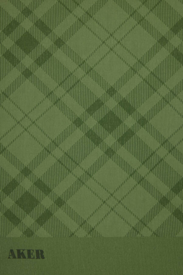 Yeşil Ekose Şal - Aker (1)