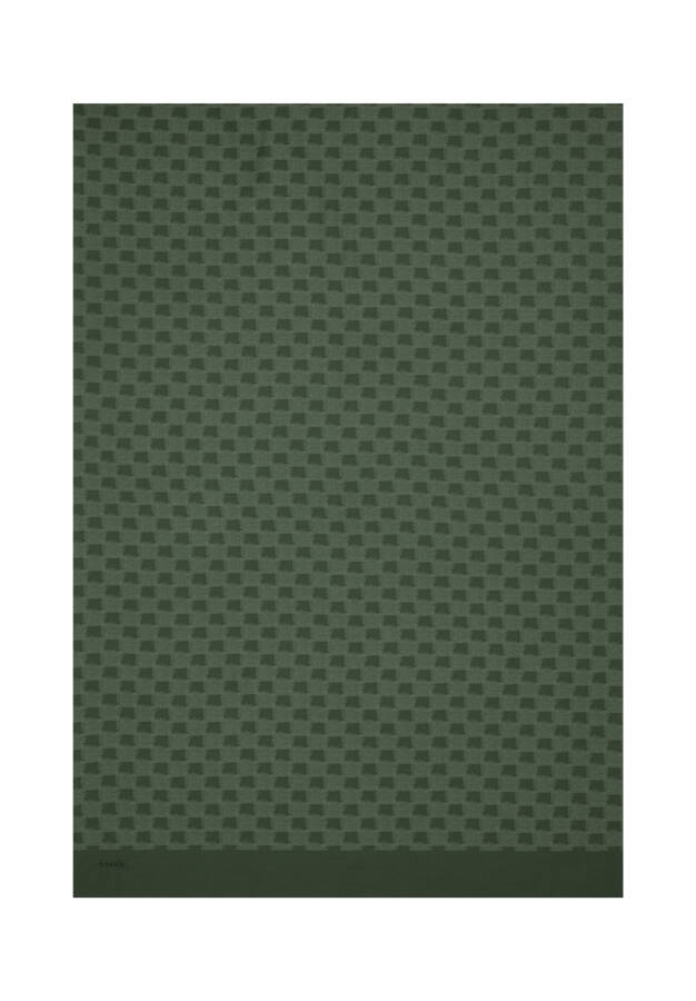 Yeşil Kare Jakar Şal - 1