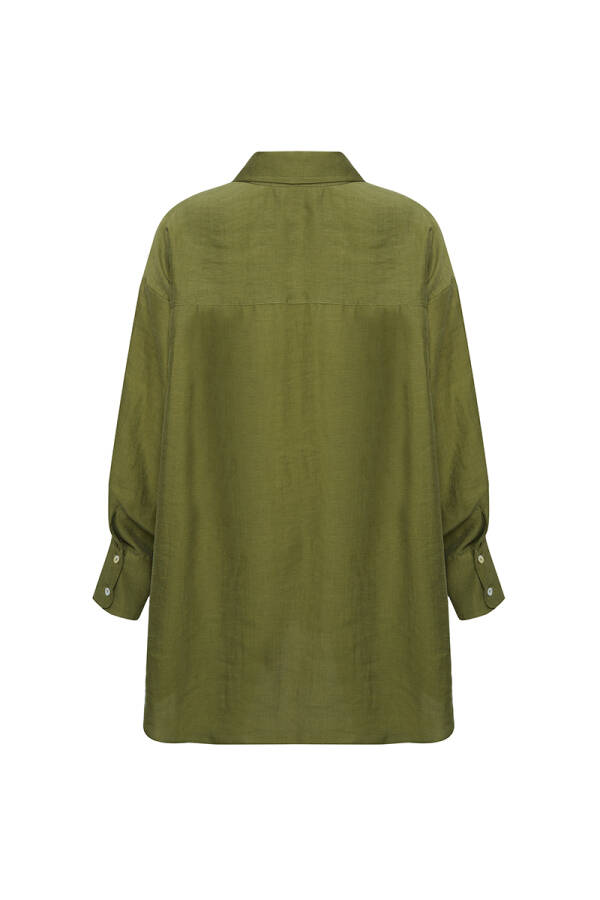 Yeşil Keten Tunik - 3