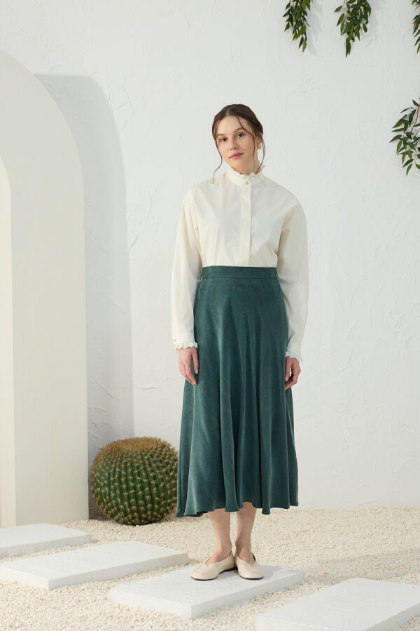 Yeşil Kloş Etek - 4