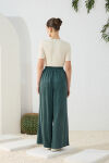 Yeşil Lastikli Pantolon Etek - 7