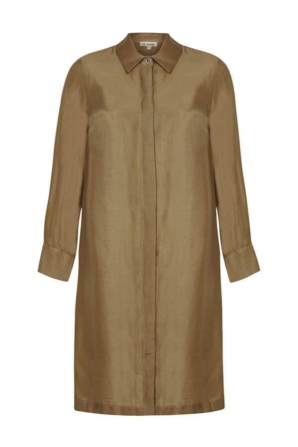 Yeşil Sırtı Anler Detaylı Tunik - 1