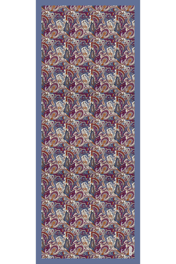 Etnik Desenli Soft Touch Şal - 1