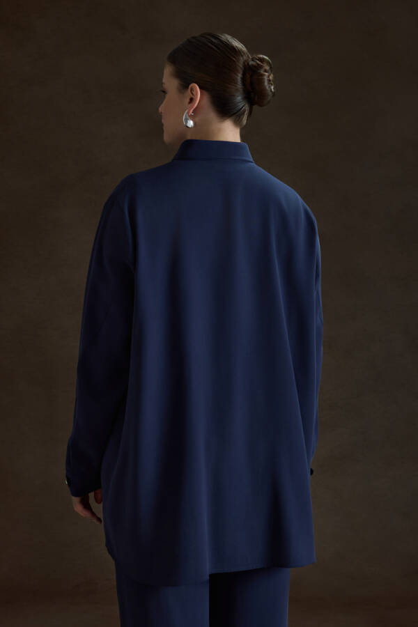 NAVY Tencel Tunik - 6