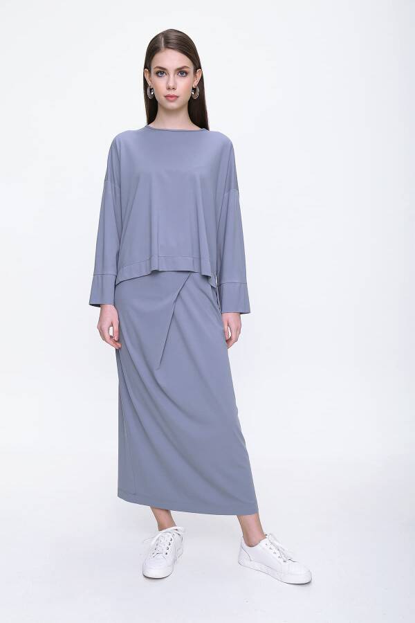 Gri Z21800703 BLUZ - 1