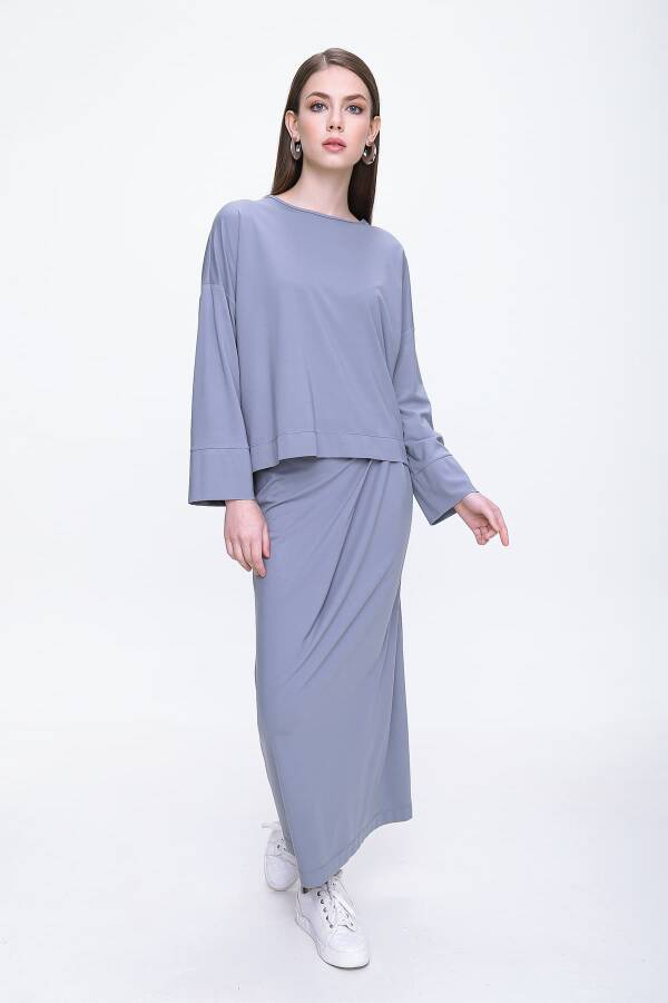 Gri Z21800703 BLUZ - 4