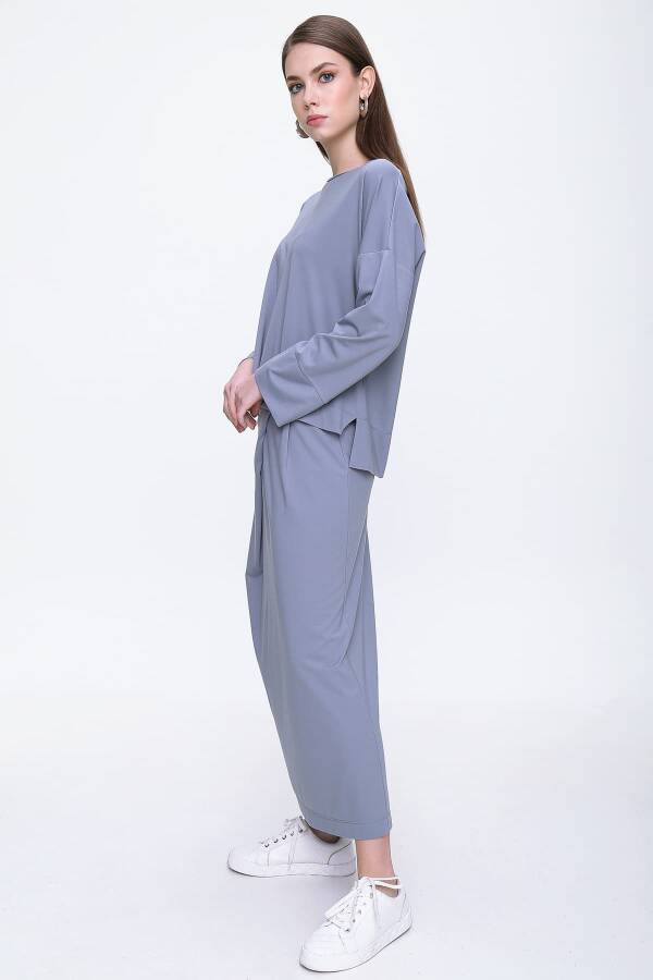 Gri Z21800703 BLUZ - 5