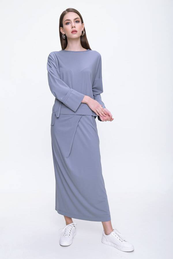 Gri Z21800703 BLUZ - 7