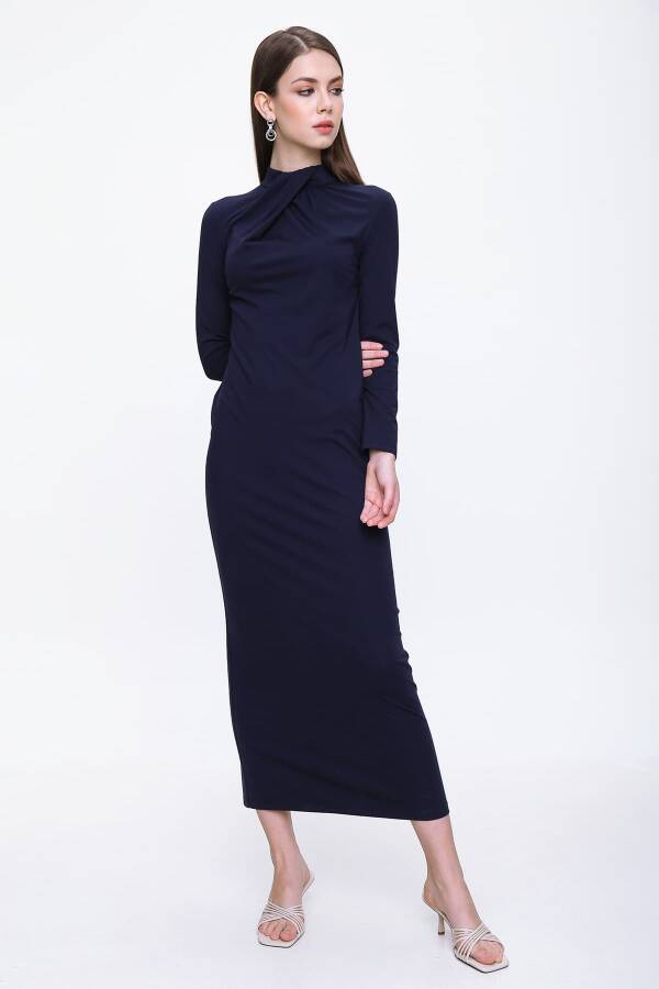 Lacivert Z41420703 ELBİSE - 2