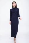 Lacivert Z41420703 ELBİSE - 4