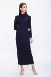 Lacivert Z41420703 ELBİSE - 7