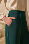 Zümrüt Beli Lastikli Rahat Pantolon - 5