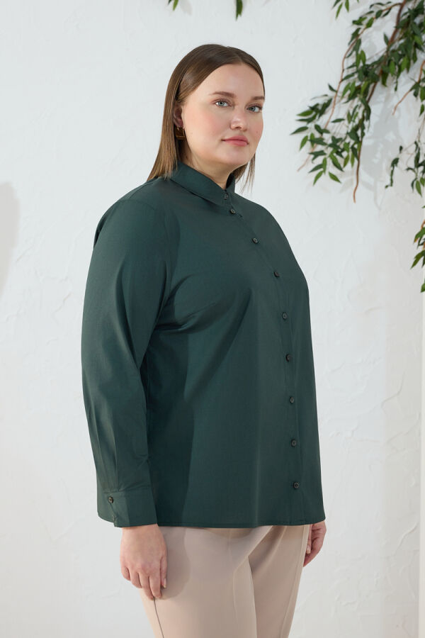 Zümrüt Klasik Gömlek - 4