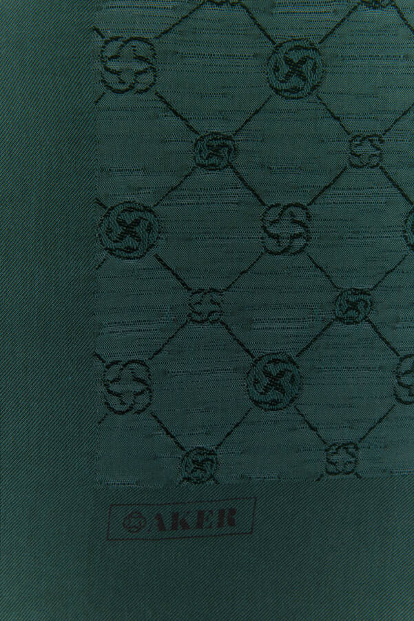 Zümrüt Yeşili 70X190 CM Koza Şal - 3